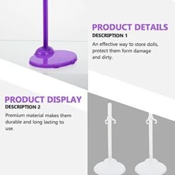 EXCEART 20pcs Toy Stand Support Display Holders Doll Stands Plastic Stands Doll Holder Dolls And Action Figures Doll Accessories 12 EXCEART 20pcs Toy Stand Support Display Holders Doll Stands Plastic Stands Doll Holder Dolls And Action Figures Doll Accessories -Folkmanis Toys Shop 41sGjrHDGYS
