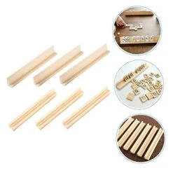 Toyvian Wooden Tray 18 Pcs Domino Stand Domino Tray Desktop Stand Tabletop Accessories Displaying Base Displaying Stand DIY Accessory Wooden Wood Game Card Gaming Cards Stand Kids Toys -Folkmanis Toys Shop 41sIHw6lqUL