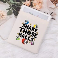 MNIGIU Funny Bingo Gift Bingo Caller Gift Gambling Book Protector Cover Shake Thos Balls Book Sleeve Bingo Lover Gift (Shake Balls) -Folkmanis Toys Shop 41sJzlVvu0L