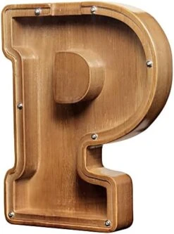 AORCMITN Large Wooden Letter Coin Personalized Piggy Bank For Boys Girls Kids Toddler Adults Money Bank Best Gift For Friends (9.2 Inch-J) 31 AORCMITN Large Wooden Letter Coin Personalized Piggy Bank For Boys Girls Kids Toddler Adults Money Bank Best Gift For Friends (9.2 Inch-J) -Folkmanis Toys Shop 41sWOsGVHRL. AC
