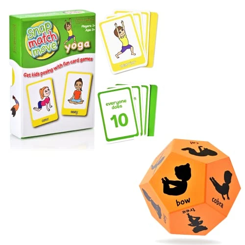 Covelico Fun Kids Yoga - Yoga Cards For Kids And Yoga Dice For Kids - Physical Education Equipment And Classroom Exercises - Yoga Games For Children, Kids Fitness 3 Covelico Fun Kids Yoga - Yoga Cards For Kids And Yoga Dice For Kids - Physical Education Equipment And Classroom Exercises - Yoga Games For Children, Kids Fitness