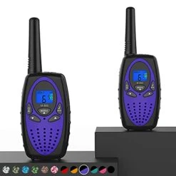 Topsung M880 Walkie Talkies For Adults (Violet 2 Pack)