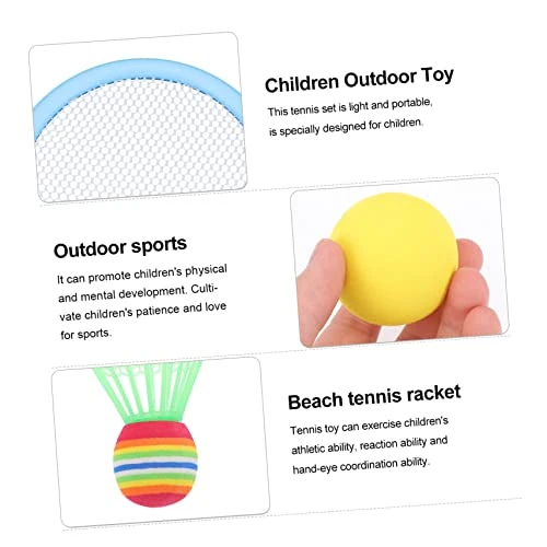 Kisangel 2 Sets Sport Tennis Toy Educational Toys Kids Sports Toys Beach Tennis Racket Outdoor Game Children Badminton Racket Badminton Racket Sports Toy Outdoor Children Badminton Toys 7 Kisangel 2 Sets Sport Tennis Toy Educational Toys Kids Sports Toys Beach Tennis Racket Outdoor Game Children Badminton Racket Badminton Racket Sports Toy Outdoor Children Badminton Toys - Image 5