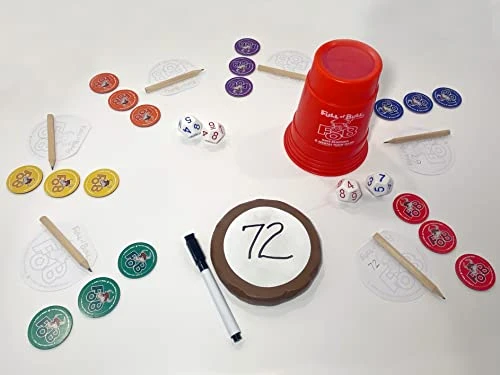 Full Of Bull! Hilariously Fun Dice Bluffing & Mental Math Game To Help Master STEM Multiplication & Addition Skills, Algebraic Thinking, Social IQ, Persuasion & Intuitive Reasoning. 5 Full Of Bull! Hilariously Fun Dice Bluffing & Mental Math Game To Help Master STEM Multiplication & Addition Skills, Algebraic Thinking, Social IQ, Persuasion & Intuitive Reasoning. - Image 3