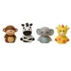 Magic Years Jungle Animals Finger Puppets (4 Pc Set)