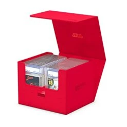Ultimate Guard Minthive 30+, Magnetic Case For 30 Magnetic Card Cases, Perfect Storage For Graded Cards, Red, Secure Closure & Snaplock Mechanism -Folkmanis Toys Shop 41tU4r6GLxL