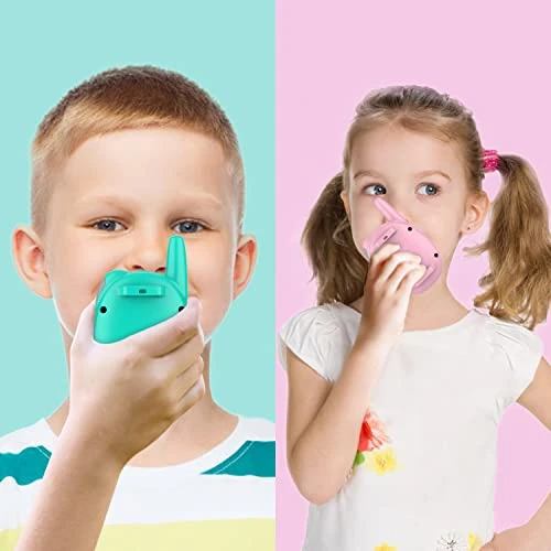 Qniglo Walkie Talkies For Kids Rechargeable, Kids Toys For 3-14 Year Old Girls Gifts,Kids Walky Talky With FM For Outdoor Camping Games,Christmas Birthday Gift For 5 6 7 8 9 10 Year Old Teens Toddlers 5 Qniglo Walkie Talkies For Kids Rechargeable, Kids Toys For 3-14 Year Old Girls Gifts,Kids Walky Talky With FM For Outdoor Camping Games,Christmas Birthday Gift For 5 6 7 8 9 10 Year Old Teens Toddlers - Image 3