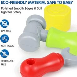 Liberty Imports Musical Learning Workbench Toddler Toys For Boys Girls Kids, Baby Early Education Toy Shape Sorter With Lights & Sounds For Teaching Colors, Shapes, Numbers -Folkmanis Toys Shop 41tX1dKsJsL