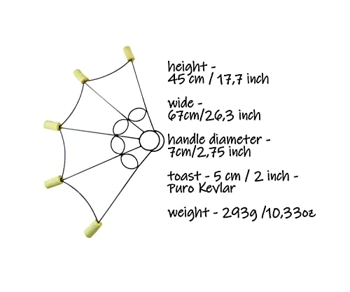 GENERIC Light Fire Fans Pair/Set Of 2 / - Made With Kevlar Aramid For Dancers * 5 Wicks * 2 Inch Kevlar * For Performances * For Festival * Practice * Flow * Spinning * Belly Dance * Lotus * Flower 4 GENERIC Light Fire Fans Pair/Set Of 2 / - Made With Kevlar Aramid For Dancers * 5 Wicks * 2 Inch Kevlar * For Performances * For Festival * Practice * Flow * Spinning * Belly Dance * Lotus * Flower - Image 2