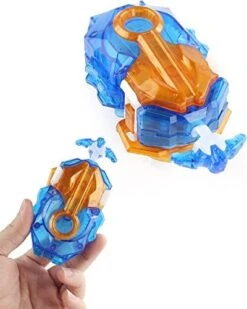 Desamvap Bey Battling Tops Burst Power Custom Sword Launcher, B-200 Xiphoid Xcalibur Bey Launcher LR Left Right Spin DB Layer System Compatible With All Bey Burst Series (Red) -Folkmanis Toys Shop 41tgjfiz9oL. AC 1