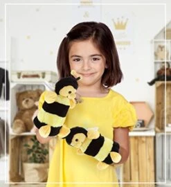 DolliBu Honeybee Plush Hand Puppet For Kids - Soft Plush Stuffed Animal Hand Puppet Toy For Puppet Show Games Puppet Theaters For Kids, Adult Cute Puppets Educational Toy To Teach Children & Toddlers -Folkmanis Toys Shop 41tjvR3Va0L