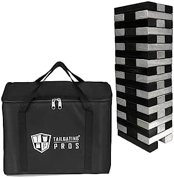 Tailgating Pros Premium Giant Toppling Timbers With Carrying Case – Choose Your Team Colors! Jumbo Outdoor Yard Game, Tower Grows To Over 5 Feet! – Optional Tipsy Stickers Available! 7 Tailgating Pros Premium Giant Toppling Timbers With Carrying Case – Choose Your Team Colors! Jumbo Outdoor Yard Game, Tower Grows To Over 5 Feet! – Optional Tipsy Stickers Available! - Image 5