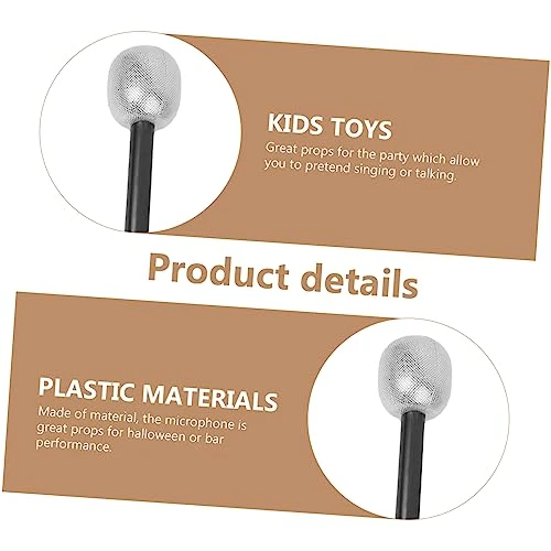 6pcs Wireless Kids Microphones Toys For Kids Microphone Pretend Microphone For Kids Toy Microphone For Kids Super Star Costume Accessories Cosplay Props Kids Toys Party Decor 5 6pcs Wireless Kids Microphones Toys For Kids Microphone Pretend Microphone For Kids Toy Microphone For Kids Super Star Costume Accessories Cosplay Props Kids Toys Party Decor - Image 3