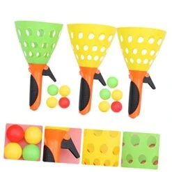 Totority 6 Pairs Bouncing Ball Baby Kit Kids Sports Toys Cups Set Novelty Balls Toys Catch Ball Toy For Kids Cup And Ball Game Catch Balls Toss Launch Throw Catch Ball Set Catch Ball Game -Folkmanis Toys Shop 41uMCHnI2ZL