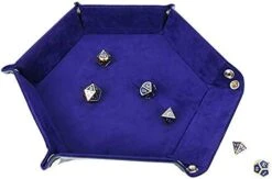 Kimairy DND Metal Dice Tray, Dice Folding Hexagon Tray Leather Dice Holder Velvet Rolling Storage Tray For Dice Games RPG DND Other Table Games And Candy Holder Storage Box (Cyan) 15 Kimairy DND Metal Dice Tray, Dice Folding Hexagon Tray Leather Dice Holder Velvet Rolling Storage Tray For Dice Games RPG DND Other Table Games And Candy Holder Storage Box (Cyan) -Folkmanis Toys Shop 41uOo6RFUTL. AC