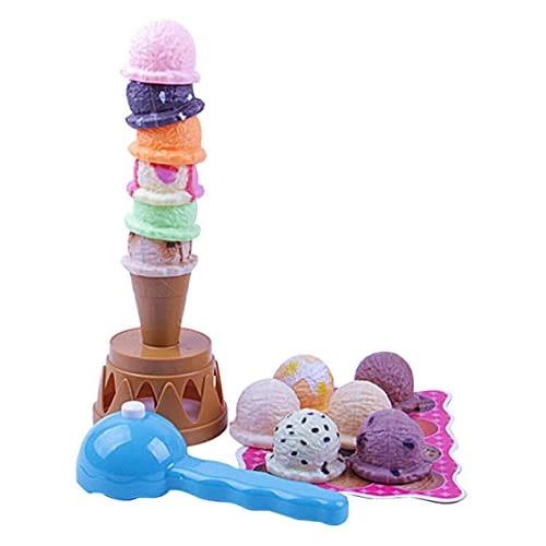SAFIGLE 3pcs Toy For Kids Stacking Toys Ice Cream Tower Game Kids Stacking Toys Children Playing Toy Set Ice Toy With Shovel Ice Cream Cone Toy Folding High Toy Fold Taiwan Ice Toy 5 SAFIGLE 3pcs Toy For Kids Stacking Toys Ice Cream Tower Game Kids Stacking Toys Children Playing Toy Set Ice Toy With Shovel Ice Cream Cone Toy Folding High Toy Fold Taiwan Ice Toy - Image 3