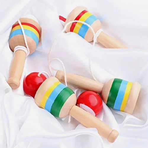 Gatuida Kids Toys Wooden Toys Educational 3pcs Wooden Catch Game Cup And Game Toss And Catch Game For Hand Eye Coordination Educational Game Educational Educational Mini Toys Wooden Toys 4 Gatuida Kids Toys Wooden Toys Educational 3pcs Wooden Catch Game Cup And Game Toss And Catch Game For Hand Eye Coordination Educational Game Educational Educational Mini Toys Wooden Toys - Image 2