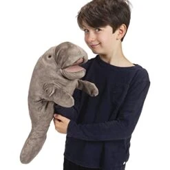 Folkmanis Manatee Hand Puppet,Gray -Folkmanis Toys Shop 41utzxcV4BL