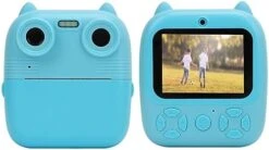 Kids Digital Print Camera, HD 1080P Selfie Video Camera With 48 Megapixels, InstantPrint Camera For Kids Christmas Birthday Gifts For Girls Boys (Sky Blue) -Folkmanis Toys Shop 41uuS dR2jL. AC