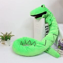 59" Long Snake Hand Puppet，Hand Puppet Toys Can Be Used For Teaching And Telling Stories; Hand Puppet Snakes, Hand Puppet Crocodiles And Hand Puppet Whales Can Be Selected. #08 (Color : Green) -Folkmanis Toys Shop 41uxVPceK3L 1