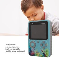 Keenso Handheld Game Console, Lightweight Kid Handheld Game Console Rechargeable With Built In 3.7V BL 5C Battery Electric Toys, Electronic Pets, Sound Toys -Folkmanis Toys Shop 41v6Vurk2GL