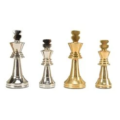 Magnetic Travel Chess Set Solid Wood Metal With Board Storage Compartment Great Travel Toy Set 14.7in Board Games -Folkmanis Toys Shop 41v7lRV157L