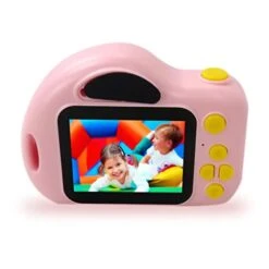 Surfouma Kids Camera For Age 3-10 Kids Girls Gift For Christmas 1080P HD Digital Video Children Camera Birthday New Years Portable Toys Toddler Photo With Games For 3 4 5 6 7 8 9 10 Year Old Pink -Folkmanis Toys Shop 41vHnkGBJzL