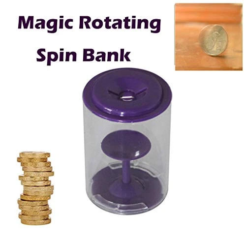 Game Creative Desktop Rotating Box Savings Bank Decompression Education Change Counting Jar (As Shown #2, One Size) 4 Game Creative Desktop Rotating Box Savings Bank Decompression Education Change Counting Jar (As Shown #2, One Size) - Image 2