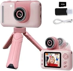 Makolle Kids Camera,Kids Camera For Girls,Kids Digital Camera Kids Video Camera For Vlogging With 32GB SD Card,Toddler Toys Christmas Birthday Gifts For Girls Age 3-9 -Folkmanis Toys Shop 41vK0Tr0V7L. AC