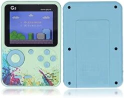 Yoidesu Handheld Game Console, 3.0inch Color Screen Mini Retro Video Game Console With 500 Classic FC Games, 1020MAH Rechargeable Battery Gameboy Support For TV Connection And 2 Players (Blue) -Folkmanis Toys Shop 41vV9hNkLkL. AC