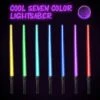 (3 Packs)7 Colors Light Up Saber With Realistic Handle And FX Sound(Motion Sensitive) For Kid, Expandable LightSwords Set For Halloween Dress Up Parties, Galaxy War Fighters And Warriors Present 1 (3 Packs)7 Colors Light Up Saber With Realistic Handle And FX Sound(Motion Sensitive) For Kid, Expandable LightSwords Set For Halloween Dress Up Parties, Galaxy War Fighters And Warriors Present -Folkmanis Toys Shop 41vdRVR24QL