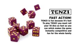 TENZI Party Pack Dice Game - A Fun, Fast Frenzy For The Whole Family - 6 Sets Of 10 Colored Dice With Storage Case - Colors May Vary 10 TENZI Party Pack Dice Game - A Fun, Fast Frenzy For The Whole Family - 6 Sets Of 10 Colored Dice With Storage Case - Colors May Vary -Folkmanis Toys Shop 41vgnoIo7FL