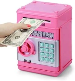 Refasy Piggy Bank Cash Coin Can ATM Bank Electronic Coin Money Bank For Kids-Hot Gift -Folkmanis Toys Shop 41vjsTjTiqL. AC 1