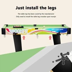 Mini Foosball Multifunctional Pool Table Combination, Four-in-One Ice Hockey Table Tennis Home Parent-Child Interactive Game Table -Folkmanis Toys Shop 41vqpeFr6rL