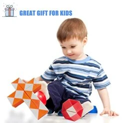 30 Pcs 24 Blocks Magic Snake Speed Cube For Party Favors, Twisting Educational Mini Fidget Bulk Toys For Goodie Bag Stocking Stuffers Classroom Prizes,Birthday For Kids -Folkmanis Toys Shop 41vxqv6xxuL