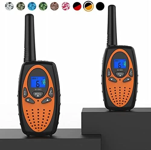 Walkie Talkies Long Range, Topsung M880 FRS Two Way Radio For Adults With Mic LCD Screen/Durable Wakie-Talkies With Noise Cancelling For Men Women Outdoor Adventures Cruise Ship (Blue And Orange) 14 Walkie Talkies Long Range, Topsung M880 FRS Two Way Radio For Adults With Mic LCD Screen/Durable Wakie-Talkies With Noise Cancelling For Men Women Outdoor Adventures Cruise Ship (Blue And Orange) - Image 12