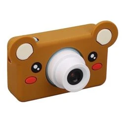 Digital Kids Camera 32MP 1080P HD Video, Kids Selfie Camera Little Bear Toy With 2 Inch HD IPS Eye Protection Screen Eco Friendly Materials, Gifts For Kids Age 3 To 9