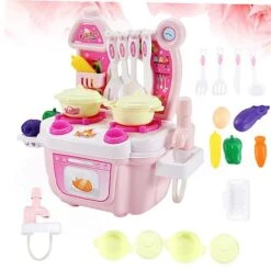 Toyvian 1 Set Childrens Toys Sink Toy Kids Suit Toddler Kitchen Playset Kichen Set Diner For Kids Kitchen Stove Toy Kitchen Utensils Girl Baby Game Set Pink Girls Suit Kitchen Playset -Folkmanis Toys Shop 41w598bymML