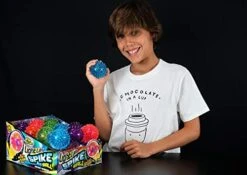 JA-RU Spiky Light Up-Rubber Ball (8 Balls Assorted) Squishy Spike Textured Bouncy Ball With Flashing Led Light. Stress Ball For Kids & Adult. Fidget Therapy Autism Sensory Toys. Dog Chew Toys. 695-8A -Folkmanis Toys Shop 41wAnVOsWML