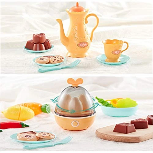 GENERIC Matching Eggs Toddlers Kitchen Toys Children's Game Kitchen With Lighting And Voice Analog Spray Water Bath With Tap Water And Other Kitchen Accessories Mini Set (Pink, One Size) 5 GENERIC Matching Eggs Toddlers Kitchen Toys Children's Game Kitchen With Lighting And Voice Analog Spray Water Bath With Tap Water And Other Kitchen Accessories Mini Set (Pink, One Size) - Image 3
