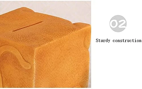 Piggy Bank Children's Toy Money Box Fun Piggy Bank Square Face Pig Cat Dog Cartoon Piggy Bank Creative No Coin Outlet Animal Money Box Money Box Counter Piggy Banks Furniture Games (Color : A) 5 Piggy Bank Children's Toy Money Box Fun Piggy Bank Square Face Pig Cat Dog Cartoon Piggy Bank Creative No Coin Outlet Animal Money Box Money Box Counter Piggy Banks Furniture Games (Color : A) - Image 3