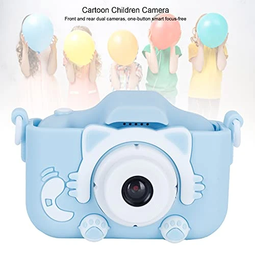 Kids Camera, 40MP Cartoon Cat Children Camera Digital Video Camera With Puzzle Games, Mini Toy Camera For Boys Girls Gifts For Birthday Holiday Festival (Blue Cat) 5 Kids Camera, 40MP Cartoon Cat Children Camera Digital Video Camera With Puzzle Games, Mini Toy Camera For Boys Girls Gifts For Birthday Holiday Festival (Blue Cat) - Image 3