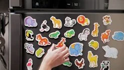 Little World 27 Foam Fridge Magnets For Toddlers 1-3 - Large Toddler Magnets – Fridge Magnets For Kids - Refrigerator Magnets For Kids – Baby Magnets - Animal Magnets For Kids On Fridge -Folkmanis Toys Shop 41wJ1v23ajL