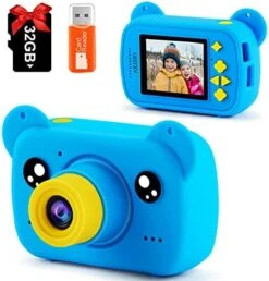 AILEHO Blue Kids Camera,Best Birthday Gifts And Christmas Toys For Boys Age 3 4 5 6 7 8 9, 2" Screen 1080p Children Digital Camera Allows Children To Retain Colorful Memorie,Complimentary 8G SD Card 15 AILEHO Blue Kids Camera,Best Birthday Gifts And Christmas Toys For Boys Age 3 4 5 6 7 8 9, 2" Screen 1080p Children Digital Camera Allows Children To Retain Colorful Memorie,Complimentary 8G SD Card -Folkmanis Toys Shop 41wLvldXHpL. AC