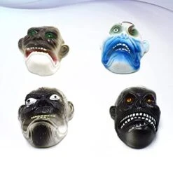 Finger 8 Pcs Hand Hand Puppet Toy Biting Toys Hand Game Toys Puppet TPR Realistic Finger Game