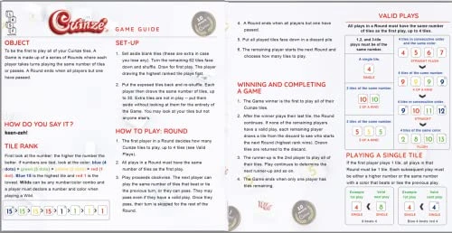 Cuinze - Tabletop Tile Game, Educational, Fast Paced, Strategic, Family Friendly, Ages 8 And Up, Unlimited Number Of Players (with More Boxes), Uncomplicated Rules, Teaching Tool 4 Cuinze - Tabletop Tile Game, Educational, Fast Paced, Strategic, Family Friendly, Ages 8 And Up, Unlimited Number Of Players (with More Boxes), Uncomplicated Rules, Teaching Tool - Image 2