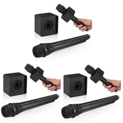 Totority 3pcs Microphone Plastic Microphones Kids Fake Microphone Handheld Microphone Toy Dresses Toddler Microphone Toddler Dress Toddler Microphone Prop Toddler Microphone Toy