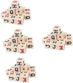 Ibasenice Alphabet Toys 30 Pcs Poker Dice Liars Dice Interesting Chips Set Interesting Dice Set Party Game Props Acrylic Square Corner Funny Game Chips Liars Poker -Folkmanis Toys Shop 41wsBDl6kvL. AC