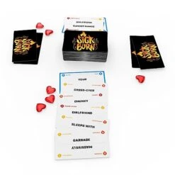 Endless Games Sick Burn Card Game - Combine Words & Phrases To Insult Your Friends - Party Game For 2-8 Players, Ages 14+ -Folkmanis Toys Shop 41wtWN7HyOL