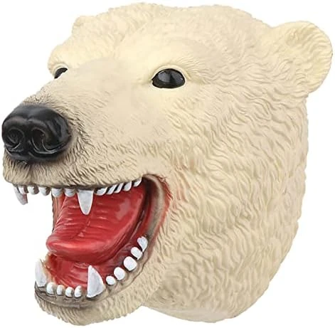 White Tiger Hand Puppets, Realistic Latex Soft Rubber Stretchy Animal Toy Animal Head Toys Storytelling Role Play Birthday Party Supplies For Kids Girls And Boys (White Tiger) 6 White Tiger Hand Puppets, Realistic Latex Soft Rubber Stretchy Animal Toy Animal Head Toys Storytelling Role Play Birthday Party Supplies For Kids Girls And Boys (White Tiger) - Image 4